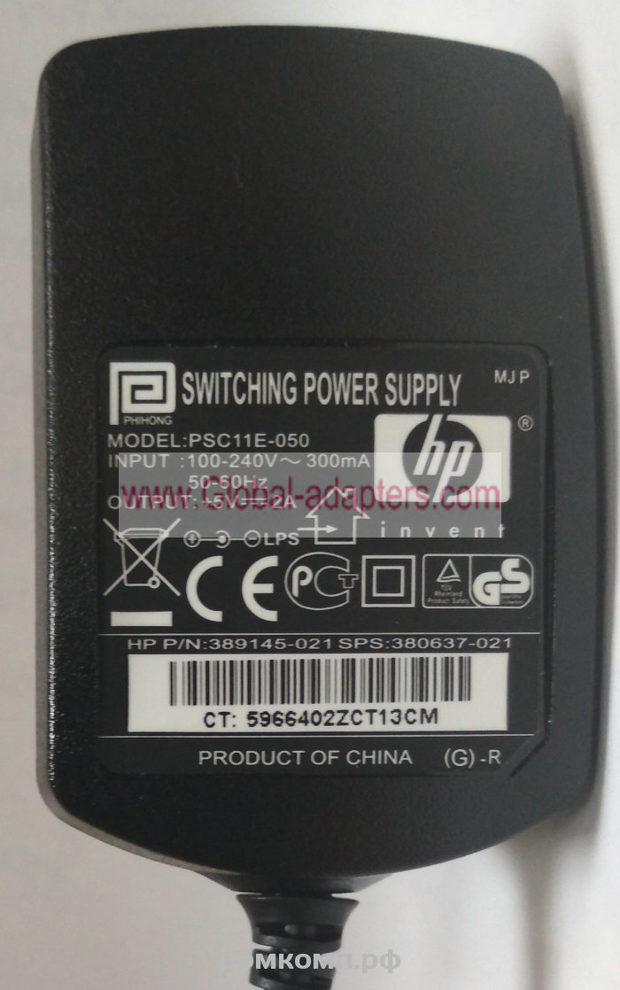 New Phihong 5V 2.0A Switching Power Supply PSC11E-050